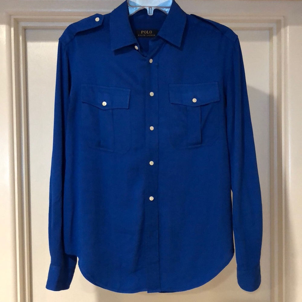 Polo Ralph Lauren Blue silk blouse